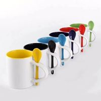 Cadeau de bricolage populaire Sublimation logo personnalisé Imprimer 11oz Tasses à café vierges blanches simples Tasse en céramique blanche pour l'impression par sublimation