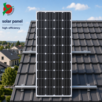 Modules photovoltaïques en silicium monocristallin 150W-180W, efficacité de 15,25 %, système de panneaux solaires pour la production d'énergie domestique
