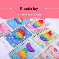 A5 Spiralblock mit PP-Einband, Bubble Pop & Mehrfach-Blasen – Geschenk für Schule & Kinder