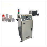 Machine de thermoscellage électrique semi-automatique facile à utiliser pour bouteilles et fûts en plastique, anti-goutte, pour boissons et produits chimiques