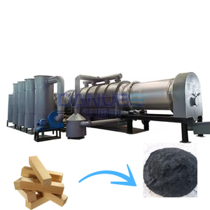 Four de carbonisation du bois de machine de fabrication de charbon de bois sans fumée à haut rendement en Chine - Product Image 1