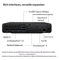 Prix Usine Nouveau PC de Bureau IA HPr EliteDesk 8 Mini G1i U9-285 8 Go/16 Go RAM DDR5 256 Go/512 Go SSD pour Entreprise, Bureau et Domicile