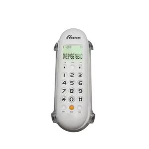 Téléphone mural filaire Mini téléphone <span class=keywords><strong>fixe</strong></span> avec base et clavier éclairé - Product Image 4