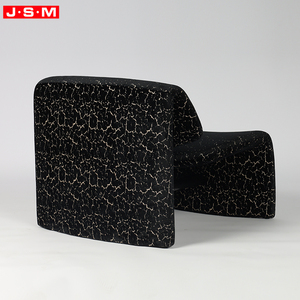 Fauteuil d'appoint unique en mousse moulée et tissu pour salon, chambre, balcon, villa – Idéal pour hôtels - Product Image 4
