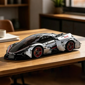 Nuovo Modello <span class=keywords><strong>di</strong></span> Supercar Tecnico in Scala 1:8, Set <span class=keywords><strong>di</strong></span> <span class=keywords><strong>Costruzioni</strong></span> in Plastica, Giocattolo Educativo per Adolescenti e Adulti - Product Image 1