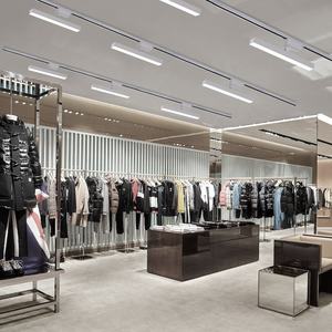 Rotatif LED longue bande piste lumières aluminium <span class=keywords><strong>plafond</strong></span> <span class=keywords><strong>Rail</strong></span> projecteurs <span class=keywords><strong>luminaires</strong></span> 100W linéaire lumière de remplissage pour supermarché - Product Image 4