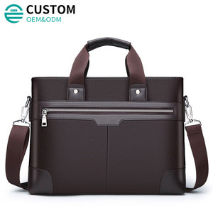Fuliya - Maletín de Piel Sintética para Computadora Portátil, Personalizado, Elegante, Impermeable, Ligero, de Gran Capacidad, para Oficina y Negocios - Product Image 1