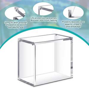 CUSTOM High Quality <b>Clear</b> Poke Mon Acrylic <b>Box</b> Lid Acrylic Poke Mon Booster <b>Box</b> - Product Image 3