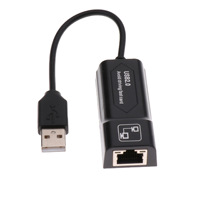 Adaptateur USB2.0 à RJ45 avec câble adaptateur, port USB, carte réseau de 100 mbps, pour Amazon Fire Stick ou Fire tv 3