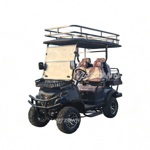 Voitures de golf électriques 4 places à bas prix avec batterie au lithium 72V – Chariot électrique Club Car compétitif pour les longues distances - Product Image 2