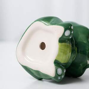 DIYOMR - Maceta Ecológica con Forma de Animalitos, Mini Maceta de Cerámica con Forma de Animal de Dibujos Animados para Plantas Suculentas, para Jardinería Interior y Decoración del Hogar - Product Image 6