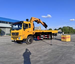 Grúa Plegable de 10 Toneladas para Camión, Grúa Hidráulica para Obras Viales y Proyectos de Tuberías - Product Image 1