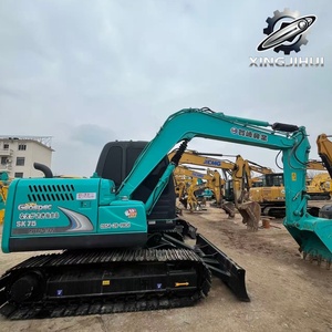 รถขุด Kobelco sk75 7.5 ตัน จากญี่ปุ่น ยี่ห้อดัง รถขุดมือสอง เครื่องยนต์ ISUZU รถขุดขนาดเล็กแบบตีนตะขาบ จากญี่ปุ่น - Product Image 5