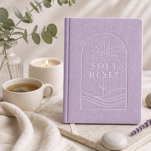 Diario de Terapia LABON Personalizado con Textura de Lavanda, Cuaderno de <span class=keywords><strong>Salud</strong></span> <span class=keywords><strong>Mental</strong></span> de Lujo, Libro de Ejercicios Guiados para el Cuidado Personal - Product Image 4