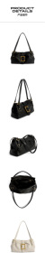 Bolso Bandolera de Cuero Genuino, Diseño Simple, Elegante, para Mujer, Bolso de Hombro - Product Image 5