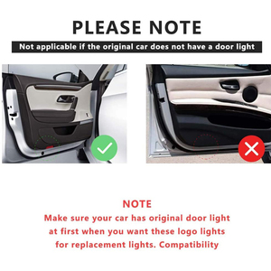 ไฟส่องประตูรถยนต์ Relyus LED พร้อมโลโก้ฉายภาพ วัสดุอลูมิเนียมอัลลอยด์ ใช้ไฟ DC 12V/24V สำหรับ S80/V70N/XC70/S60/XC90/S60N/V60/<span class=keywords><strong>C30</strong></span> 12 - Product Image 6