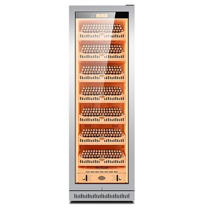 Porte en verre en acier inoxydable pour salle d'exposition commerciale, à température et humidité numériques contrôlées, couleur personnalisée, avec système de suppression d'ammoniac - Product Image 1