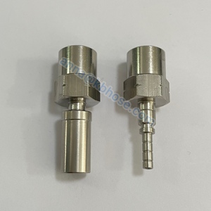 3an m10 * 1 m10 * 1.25 여성 크림프 온 <span class=keywords><strong>SS</strong></span> 브레이드 브레이크 라인 호스 끝 피팅 어댑터 - Product Image 2