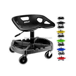 Mécanique Hauteur Réglable Siège Détaillant Chaise Roulette Polonais <span class=keywords><strong>Garage</strong></span> Tabouret Rolling Shop Siège Banc Outil Organisateur Plateau De Rangement - Product Image 1