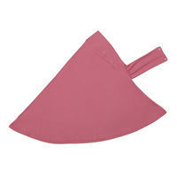 Nouveau Turban Femme Couleur Unie Personnalisé en Polyester, Voile Malaisien à Deux Boutons et Lacets, Burkini en Nylon Spandex