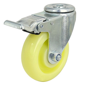 Roulettes en plastique de 2/3/4/5 pouces, roulettes pivotantes, roulettes en nylon PP, roulettes pour chariot, roulettes en PVC résistantes à l'usure - Product Image 4