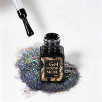 Vernis Gel UV Effet Œil de Chat Multicolore Rouge et Blanc, Échantillon Gratuit, USA, Gel UV Arc-en-ciel, Écologique, Usine OEM Guangdong, Nail Art