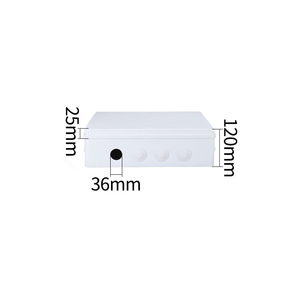 400x350x120mm IP65 <b>Waterproof</b> Junction <b>Box</b> ABS Plastic Pre-drilled 16 Holes with Rubber Plugs Built-in Sealing Strip Outdoor - Product Image 5