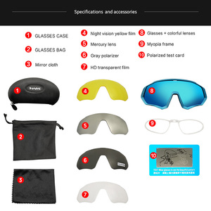 Caliente TR90 gafas de Ciclismo mtb polarizadas gafas de ciclismo bicicleta de montaña bicicleta lentes hombres/mujeres gafas - Product Image 4