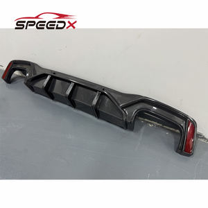 Pour Audi A7 S7 mise à niveau <span class=keywords><strong>ABT</strong></span> Style diffuseur de carbone Kit de carrosserie 19-25 A7 S7 fibre de carbone <span class=keywords><strong>ABT</strong></span> pare-chocs arrière diffuseur - Product Image 4