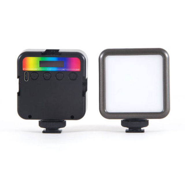 Professional RGB LED Video Light: Portable High-CRI Fill Lamp with Adjustable Brightness, Mini Vlog Light for TikTok Live