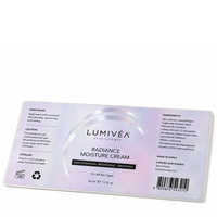 Étiquettes personnalisées de luxe 3D en relief pour pots de crème hydratante, autocollants cosmétiques imperméables, étiquettes d'emballage de bouteilles avec vernis UV sélectif