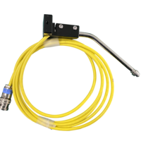 Cable de Sonda Triaxial, Cable de Prueba Triaxial de Alta Protección con Clip Kelvin de 4 mm, Bajo Ruido 100FA