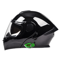Casques modulaires de moto DOT de haute qualité avec double visière, casque rabattable avec Bluetooth, ensemble de trois pièces, usine de casques AD