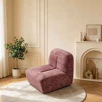 Canapé compressé moderne meubles éponge velours tissu personnalisé compression sous vide chaise longue