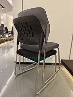 Nouvelle Chaise Empilable en Plastique avec Pieds Métalliques pour Restaurants, Salles à Manger, Réceptions, Visiteurs et Événements