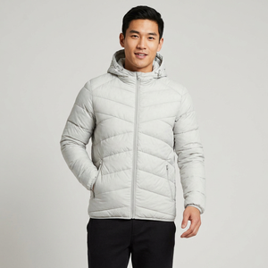 Chaqueta Acolchada con Logotipo Personalizado al por Mayor, Chaqueta Acolchada de Invierno de Manga Larga para Hombre, Chaqueta Acolchada Clásica para Trabajo, Chaqueta Acolchada Estilo Americano - Product Image 1