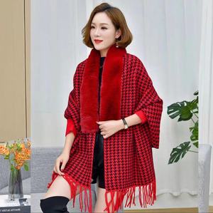 <span class=keywords><strong>Poncho</strong></span> en fausse fourrure <span class=keywords><strong>de</strong></span> vison pour femme, élégant, automne - Product Image 6