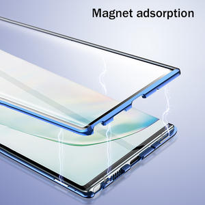<span class=keywords><strong>2022</strong></span> nueva 360 de la cubierta completa de adsorción magnética de Metal caso de teléfono para Samsung <span class=keywords><strong>Galaxy</strong></span> A53 A73 S22 doble vidrio de imán de la cubierta - Product Image 4
