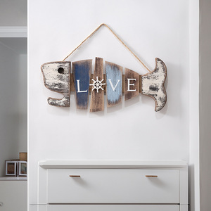 ป้ายไม้ติดผนัง <span class=keywords><strong>กฎ</strong></span>บ้านริมชายหาด ผ่อนคลาย หยุดใจ สนุกกับการตกแต่งบ้านและร้านอาหาร สไตล์เมดิเตอร์เรเนียน สีไม้ธรรมชาติ - Product Image 5