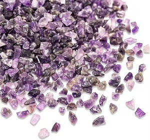 Vente en gros de pierres de gravier d'améthyste naturelle en cristal de quartz pour la décoration de la maison - Product Image 6