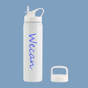 UK <span class=keywords><strong>TV</strong></span> Show bella doppia parete in acciaio inox isolato vuoto bella bottiglia di acqua isola con coperchio di paglia - Product Image 2