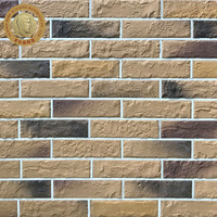 Villa moderne Mur extérieur Carreaux de porcelaine Résistance aux acides Porosité solide Angle fritté Briques Extérieur Rural