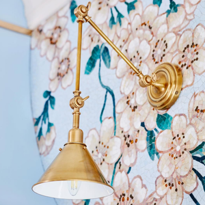 Newly Traditional <strong>Wall</strong> Sconce <strong>Extendable</strong> Adjustable Arm Brass <strong>Light</strong> for Bedroom Bathroom Hallway 110V - Product Image 5
