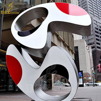 Sculpture D&Z, sculpture d'abeille en acier inoxydable moderne de haute qualité, art moderne pour l'extérieur