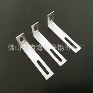 Autre support d'angle en fer en forme de L, 90 degrés, poli, à une face, connecteur de quincaillerie à usage général - Product Image 3