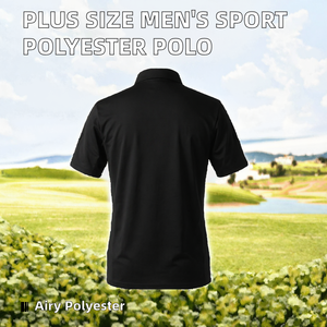 Camisa de Golf de Manga Corta para Hombre, Estilo Italiano de Lujo, 100% Algodón Tejido Piqué, con Bolsillo, Antiarrugas, Personalizable con Logotipo 3D de Silicona - Product Image 2