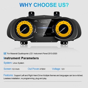 Navihua LCD Instrument Digital Cluster for Maserati Quattroporte 2013-2020 Gauge Dashboard Digital Speedometer <b>Auto</b> <b>Meter</b> - Product Image 6