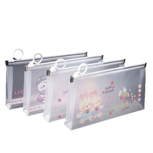 Grit-chống thấm nước bút Pouch, thi vật liệu, nhận chủ, bút chì trường hợp, thân thiện với môi nhựa PP tài liệu Pouch. - Product Image 5