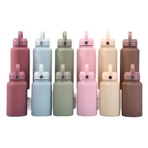 Bouteille d'eau isotherme en acier inoxydable transparente en gros, petite taille, avec infuseur à thé, idéale pour l'école, les filles et la salle de sport - Product Image 6
