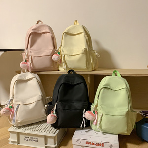 Sac à dos décontracté crème léger grande capacité pour l'école et les voyages pour fille - Product Image 5
